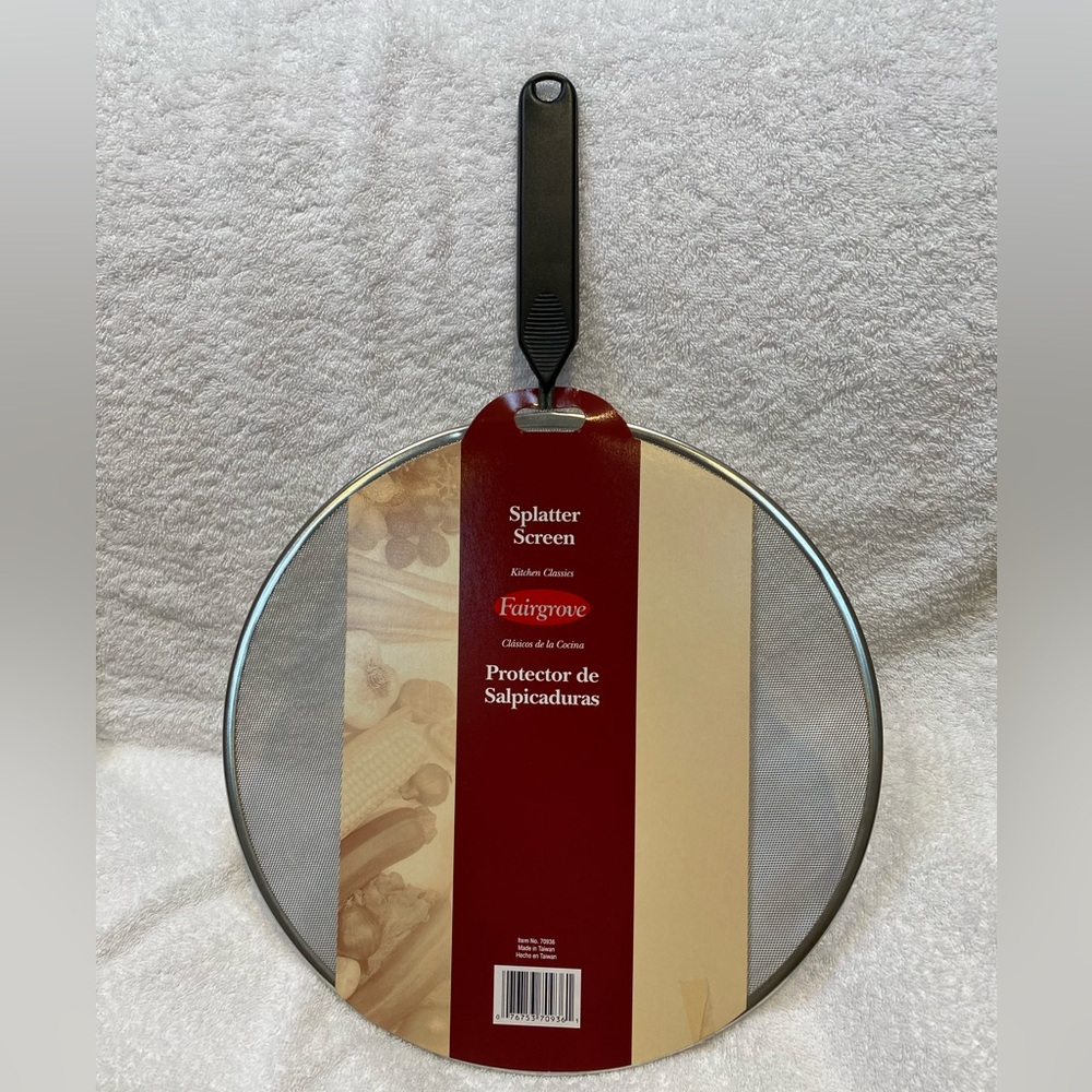 NWT Fairgrove 11” Splatter Screen